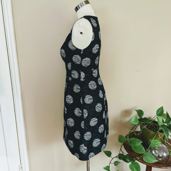 Banana Republic Polk Dot Cocktail Dress - Size 4P - Picture 3 of 10